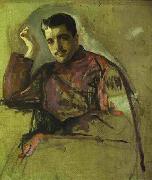 Valentin Serov Portrait of Sergei Diaghilev oil on canvas